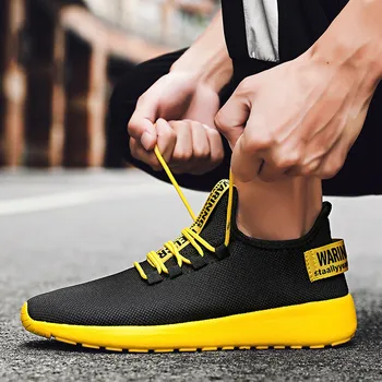 

2020 Popular Fashion Men Casual Shoes fashion breathable lace-up shoes rubber bottom outdoor leisure sports shoes Tenis Feminino