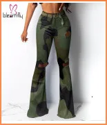 New Autumn Winter Women High Waist Print Skinny Pencil Pants Vintage Classic Long Trousers Fashion Leggings
