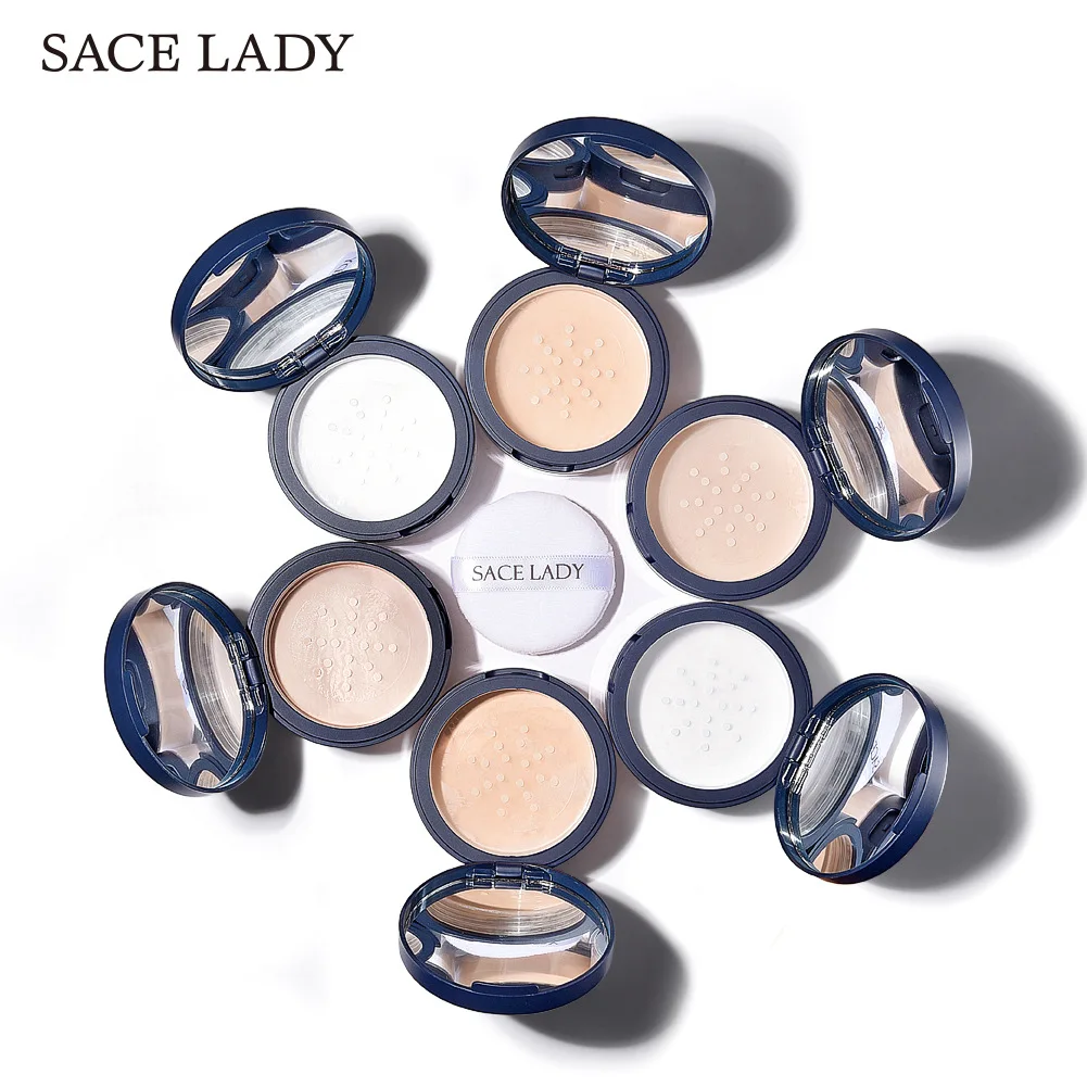SACE LADY брендовая пудра для макияжа оптом шелковистая стойкая пудра для макияжа водостойкая масляная 10 г