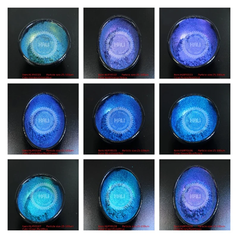 Color Shift Pigment Powder Chameleon Pigment Powder Color Shift Pigment Color Changing Item:3815 Color:Red/Purple/Blue Weight:10gram