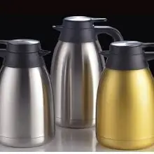 Ресторанный горшок из нержавеющей стали с изоляцией, крутой чайник, кружка в китайском стиле, большая емкость, 2 литра, термос кофе горшок, бытовой горшок