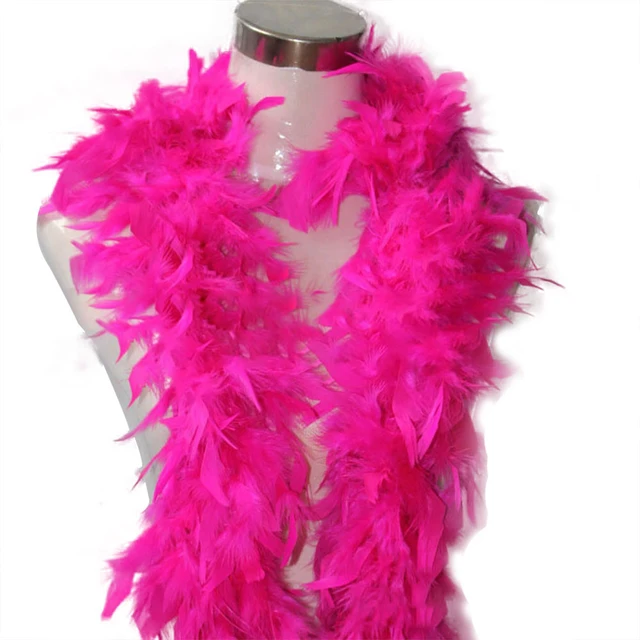 Feather Scarf Party Multi-color Fluffy Handcraft Ostrich Feather