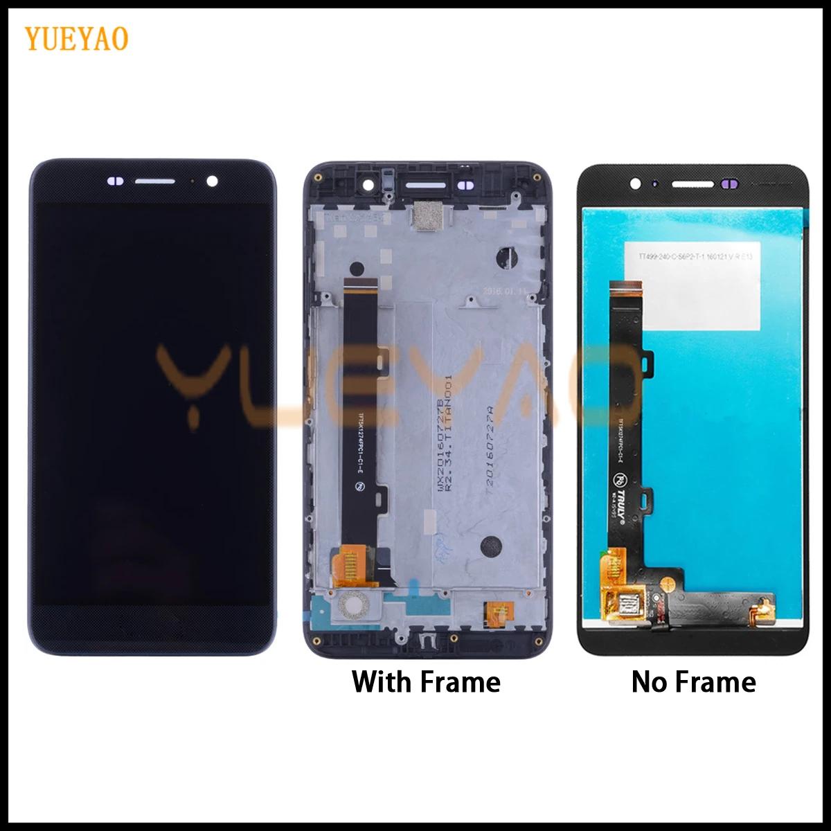 ЖК дисплей для Honor 4C Pro Сенсорный экран с рамкой дигитайзер сборка Huawei Y6 замена