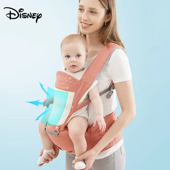 

Disney baby carrier waist stool four seasons multi-functional children sitting stool hold children