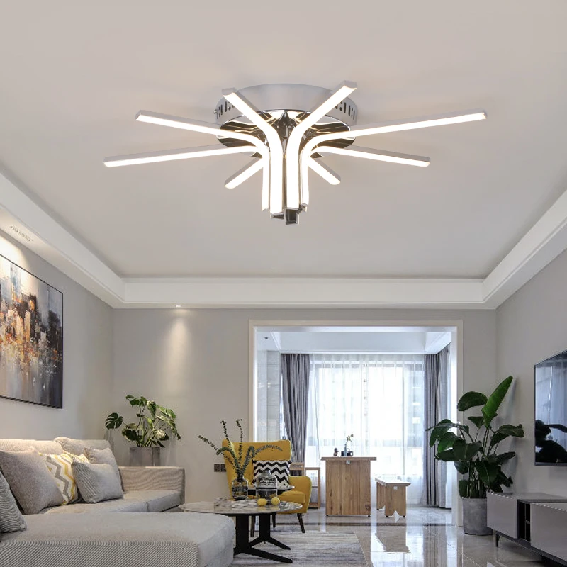

Chrome/Gold Plated led ceiling lights 90-260V New Modern led ceiling lamp lighting lamp for living room bedroom study room