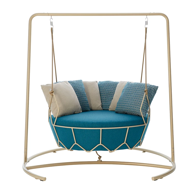 blue floor sofa