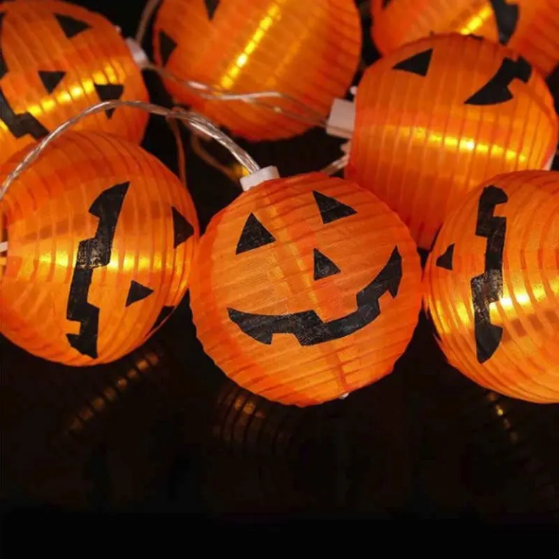 Сказочная гирлянда, 6LED, тыква, сказочный светильник, для улицы, для двора, ландшафтный светильник, супер яркий, сказочный светильник, для свадьбы, праздника, прочный