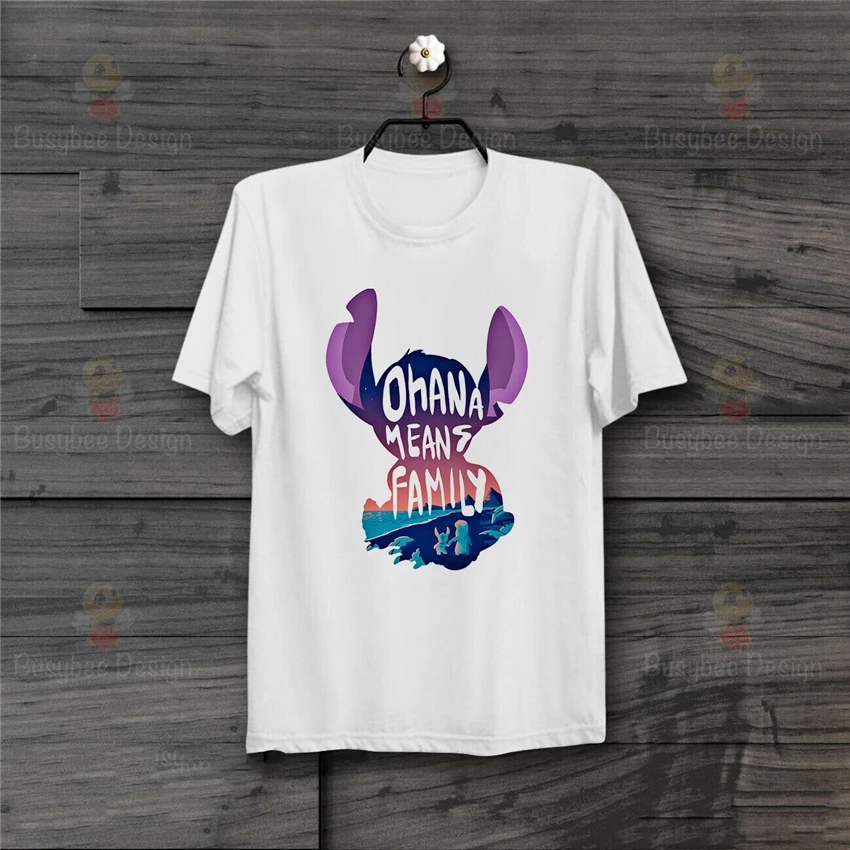 Чехол для смартфона с Лило и «Ohana значит семья» фильм слоган Винтаж унисекс футболка B525 одежда повседневные футболки