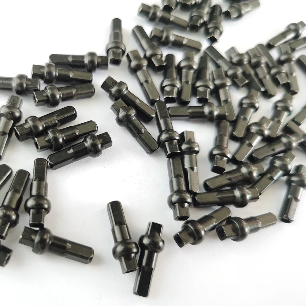 Bike Nipples 14.4mm 16mm 18mm 14G 2.0 Spoke 3.2mm Double Square Head Aluminum