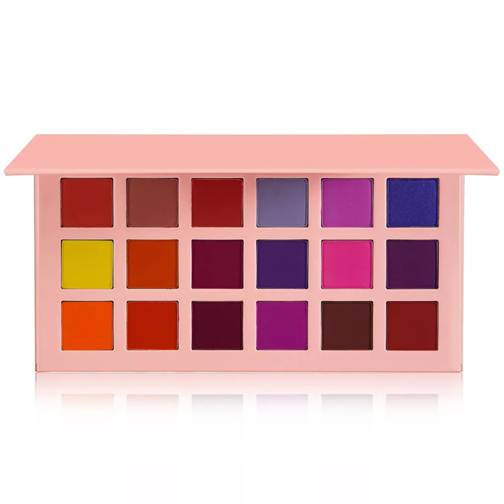 18 Color Beauty Glazed Professional Soft Glam Matte Eyeshadow Glitter Eye Shadow Palette Long Lasting Makeup Eyeshadow Pallete