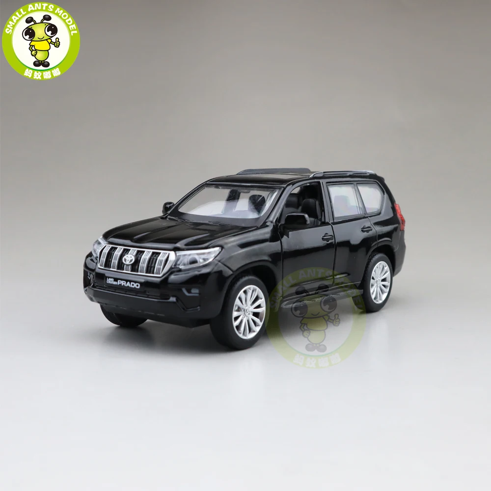 1/32 CAIPO Toyota Land Cruiser Prado литая под давлением модель автомобиля SUV игрушки для детей Детское звуковое освещение Вытяните назад Подарки