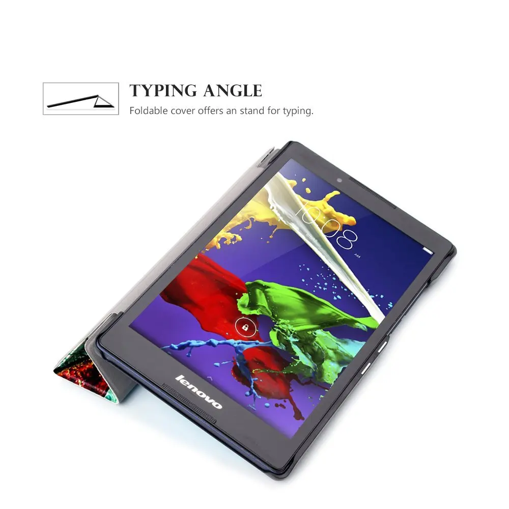 Чехол-подставка из искусственной кожи для lenovo Tab 3 8,0 850F/M TB3-850M TB-850M Tab3-850, защитный чехол для планшета