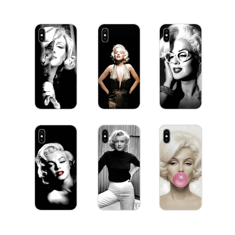 

Marilyn Monroe With a Cat and friend Silicone Case Cover For Samsung A10 A30 A40 A50 A60 A70 Galaxy S2 Note 2 3 Grand Core Prime