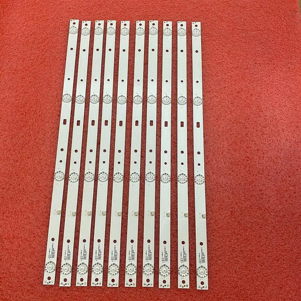 

New 100 PCS/lot LED backlight strip for CTV5035 SMART CURVED CTV5035SMART E49DU1000 Mcpcb JS-D-JP4910-041EC(60517)