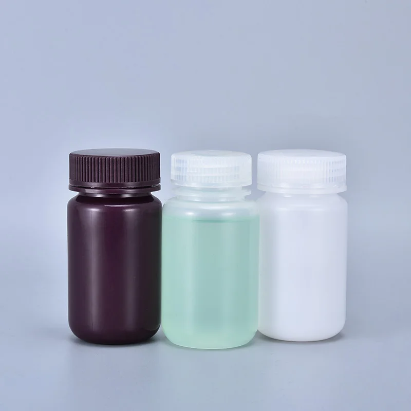 10PCS/lot 125ML Food Grade plastic bottles Cosmetics/Liquid/candy Storage containers Wide mouth bot