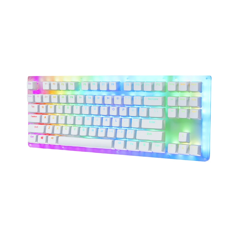 Механическая клавиатура Womier 87 key K87 80% TKL чехол для печатной платы переключатель с