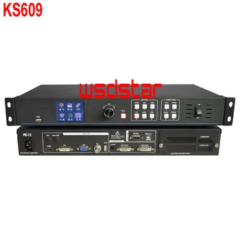

KS609 LED Video Processor Input USB/HDMI/DVI/VGA/CVBS 1920*1200 LED rental screen video processor LVP100 LVP300 KS600 Novastar VS1 Hot Sales