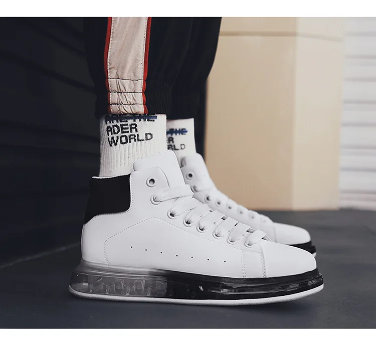Luxury Brand Designer McQueen Shoes Men Casual Shoes Platform Sneakers AIR Buffer Men Cushion White Chunky Designer