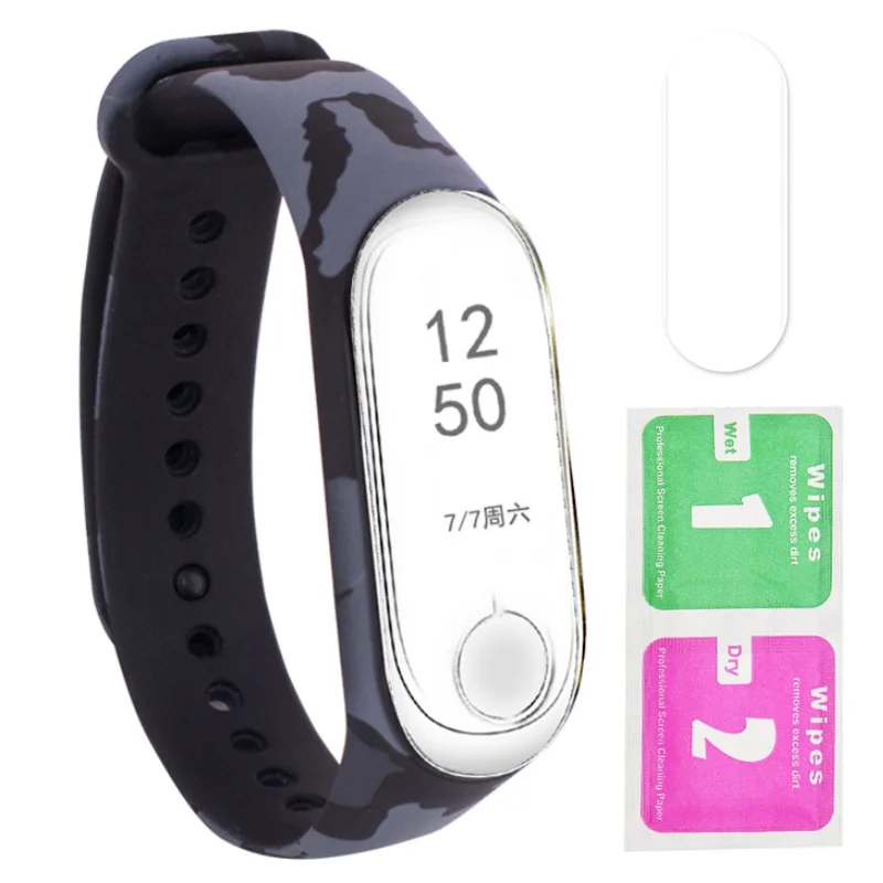 25 шт./лот mi Band 3 и 4 ремешок для часов Силиконовый ремешок для Xiao mi браслет четыре Xio mi Xaio mi Xia mi Xao mi Xaiomy