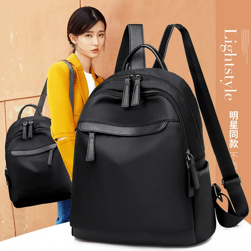 

2019 New Style Oxford Cloth Backpack Trend Waterproof Korean-style Versatile Fashion Canvas Bag Female Backpack