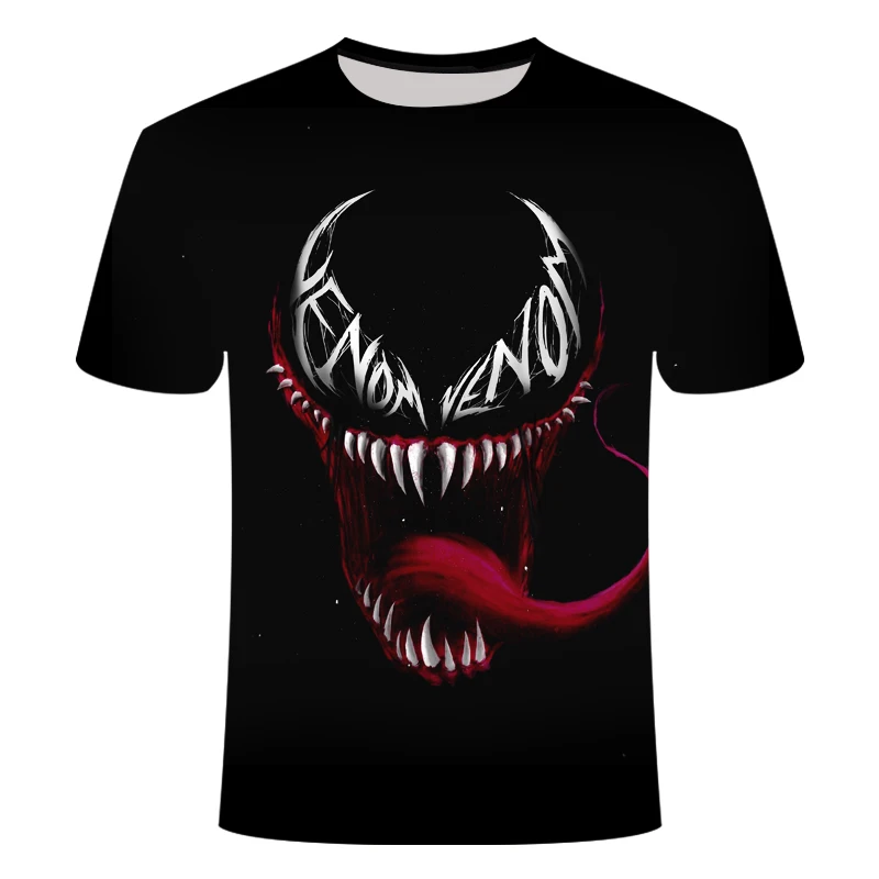 

Men's T-Shirt Summer 2019 New Movie Venom T-Shirt Short Sleeve Men's 3D Print Fashion T-Shirt Casual Short Sleeve