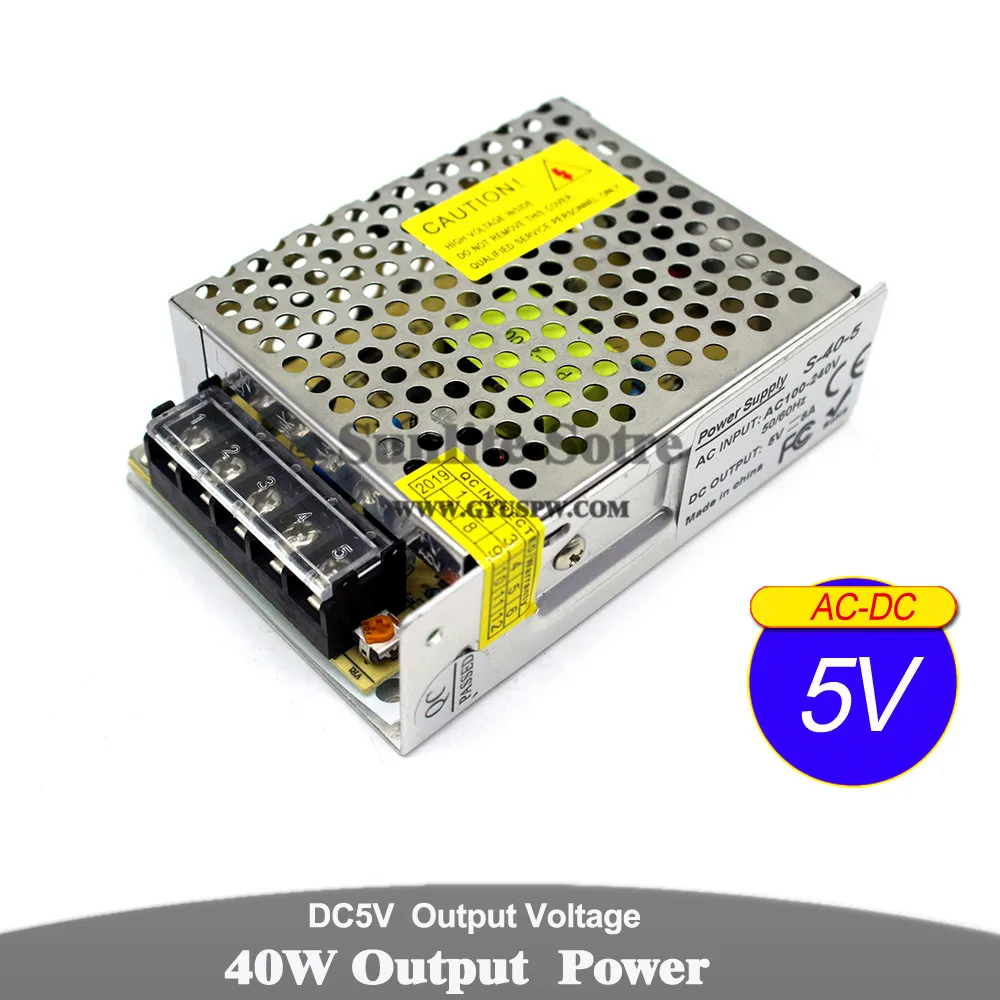 Power Supply Unit DC5V 15W 25W 40W 50W 60W 100W 150W 200W 300W 350W Led Lighting Transformer AC-DC SMPS For LED Strip Ligjt cctv