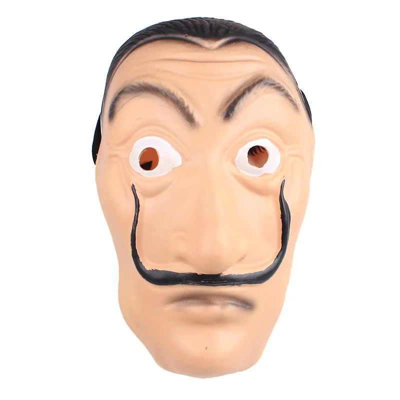 

Bill House Halloween La Casa De Papel Film And Television Dali Funny Party Ball COS Latex Mask