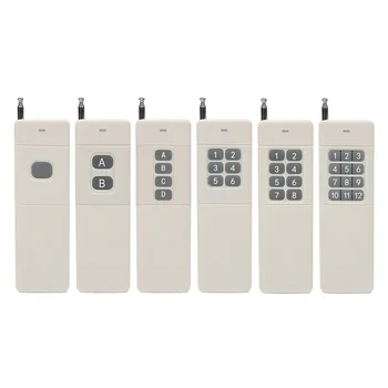 

3000m Long Range High Power 1/2/4/6/8/12CH RF Remote Control Transmitter 433 MHz