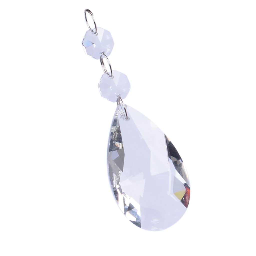 Teardrop Crystal Strands Hanging Crystal Beads Chain Garland Crystal Balls Chandelier Prisms Pendants Prisms Pendants Bead
