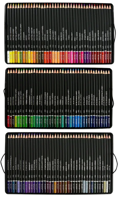 ArtBeek Colored Pencils, Professional Set of 72 Colors, Soft Wax