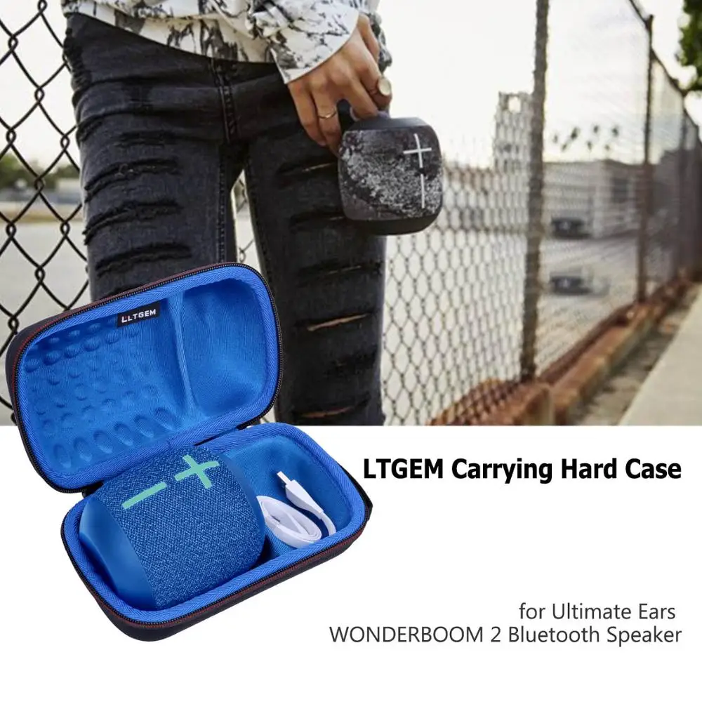 LTGEM противоударный EVA Жесткий Чехол для UItimate Ears WONDERBOOM 2 Bluetooth динамик