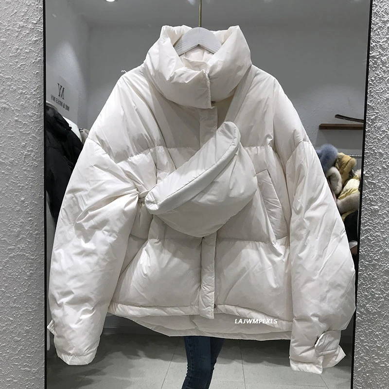 2020 New Winter Short Down Coats with bag Korean