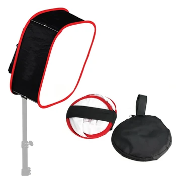 

Portable Collapsible Softbox 40x40cm LED Light Panel Diffuse Light Room for Yongnuo YN600 YN900 Lighting Modifier for Studio