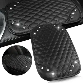 

Universal Crystal Diamond Car Center Console Armrest Pad Universal Car Armrest Cover Fit for Most Vehicle SUV Car Accessories