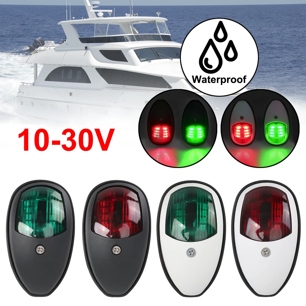 10V-30V Starboard Port Side Light 2 Pz/Set Per Marine Boat Yacht Truck Trailer Van Signal Warning Lamp Led Navigation Light