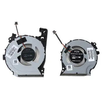 

1Pair Notebook PC Laptop CPU GPU Cooling Fan Cooler for HP Pac Gaming 4 Green Blade Pavilion 15-CX 15-cx0060TX TPN-C133 D08B