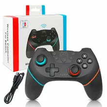 Pro kontrol anahtarı Bluetooth Gamepad oyun Joystick denetleyicisi için nintendo anahtarı konsolu Pro Host ile 6-axis kolu NS