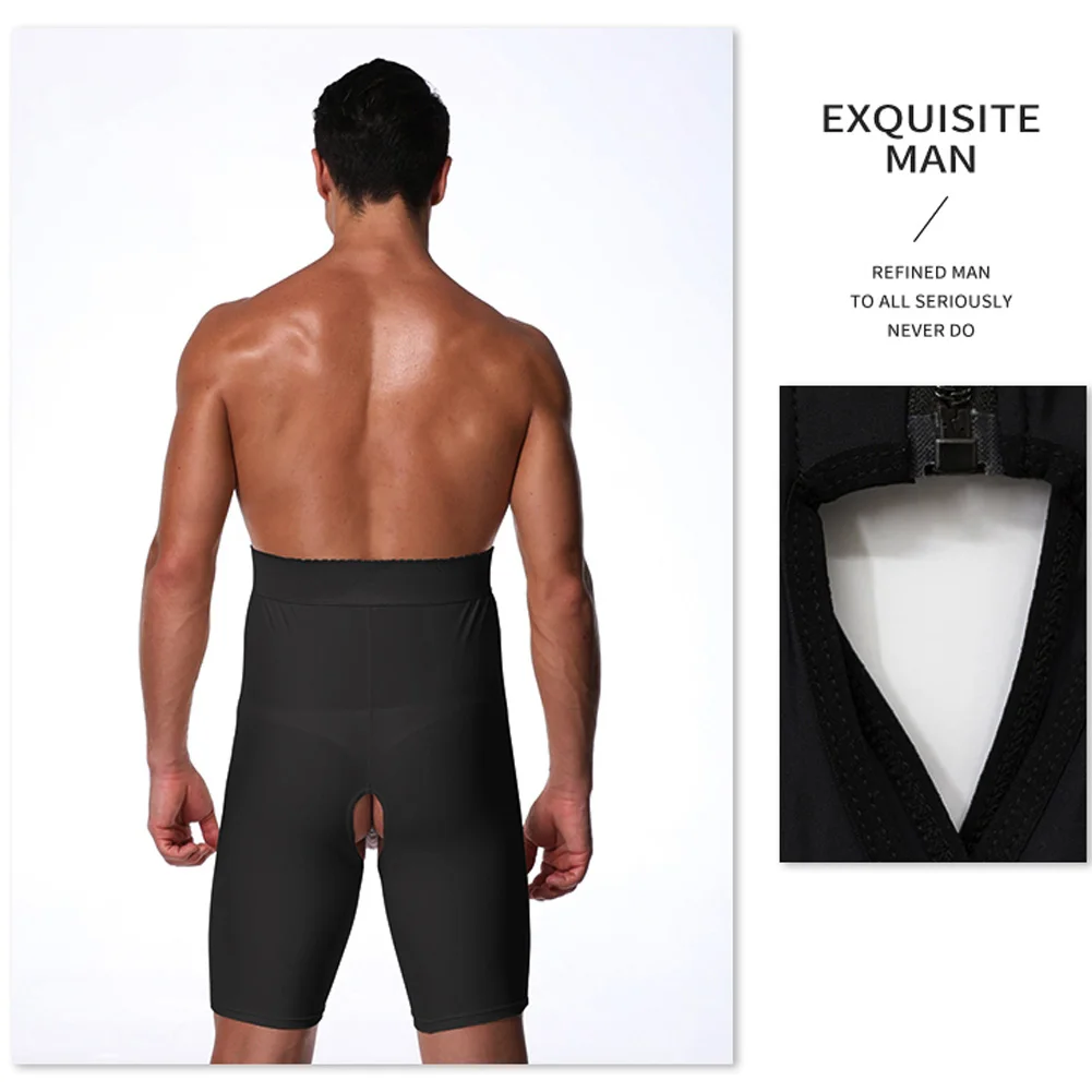 Для мужчин's пояс утягивающий высокий пояс для талии утягивающие штаны для живота Спортивное нижнее белье Корректирующее белье