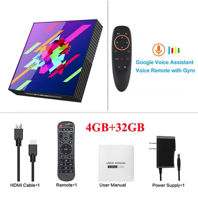 4GB 32GB G10G A95XZ2PLUS Смарт ТВ приставка Android 9,0 ТВ приставка 4 Гб ОЗУ 64 ГБ 32 ГБ H.265 медиаплеер 4K Google голосовой помощник Netflix Youtube ТВ приставка - Цвет: 4GB 32GB G10G