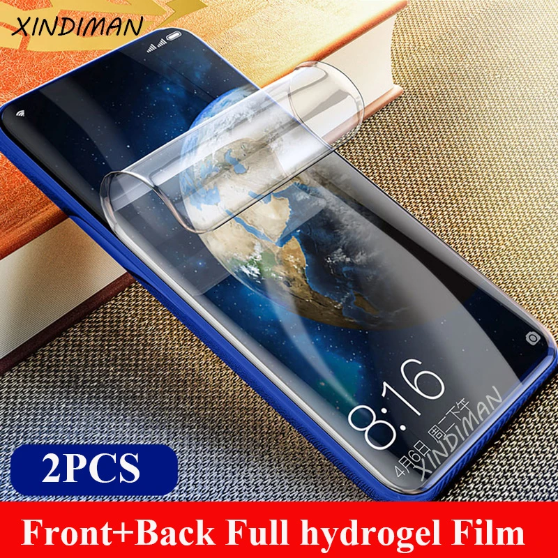 

XINDIMAN 2pcs Front+Back Hydrogel film for huawei magic soft screen protector Film for huawei Magic2 Psmart Psmartz P20lite2019