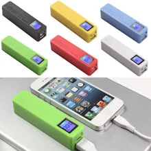 Модный, популярный удобный чехол 2600 мАч для зарядного устройства, аккумулятор для сотового телефона, 18650, комплект питания, lcd USB, сделай сам, банк