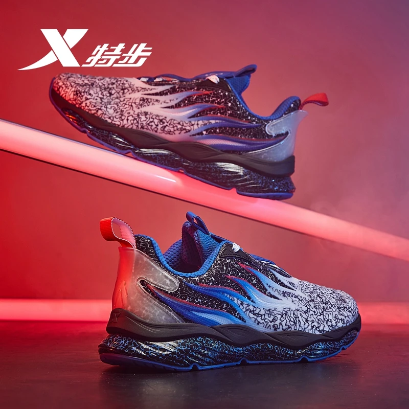 Xtep мужские кроссовки Осенние новые спортивные кроссовки мужская обувь(Fire shoe 22) 981419110528