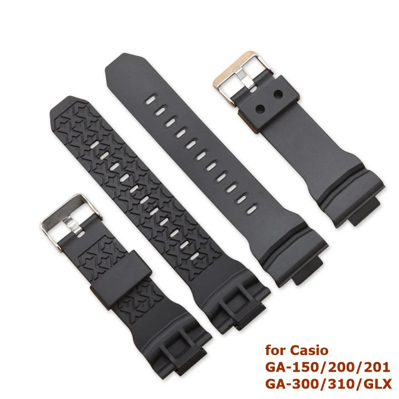 Silicone Watch Strap for Casio G Shock GA 150 GA 200 201 GA300 310 GLX Diving