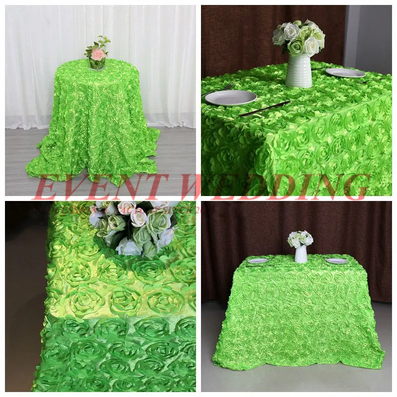 3d-Rosette-Fabric-Tablecloth-Wedding-verlays-Rosette_副本