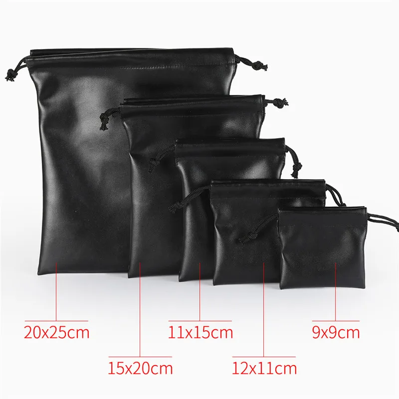 

Vogvigo Thick Waterproof Travel PU Drawstring Storage Bag Shoe Holder Laundry Lingerie Drawstring Backpack Draw String Bags