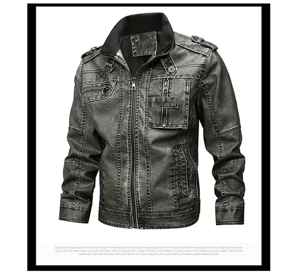 DIMUSI мужская куртка из искусственной кожи зимняя повседневная мужская Байкерская кожаная куртка из искусственной кожи облегающие мотоциклетные куртки брендовая одежда 7XL