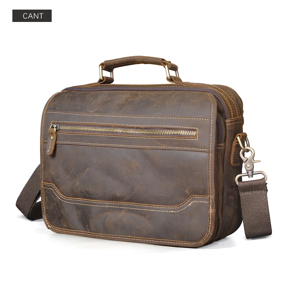 Commuting Companion Leather Messenger Bag