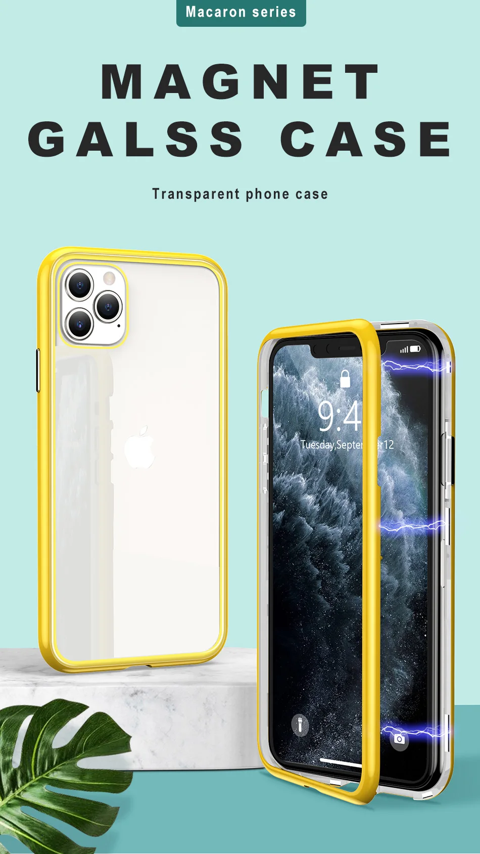 KISSCASE Магнитный стеклянный чехол для iPhone 11 Pro 11 Pro Max XR 7 Чехол Funda для iPhone 8 Xs Max X XS Прозрачный чехол для телефона Coque