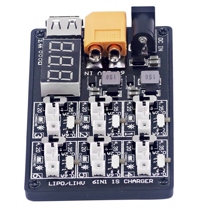 DC 12 В/3A вход 1S LiPo LiHV зарядная плата с JST Micro Losi кабелем для индуктивности Blade Tiny Whoop |