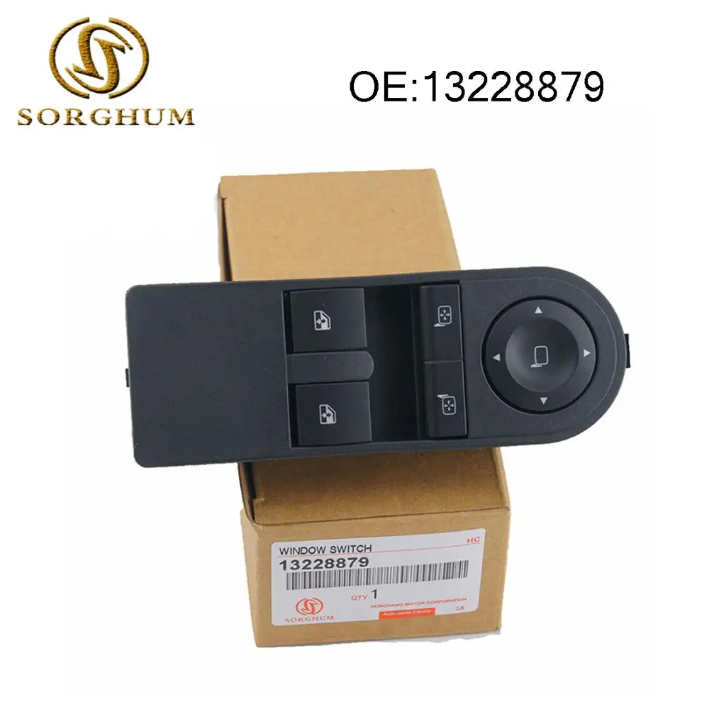 Переключатель Стеклоподъемника с левой стороны водителя для Vauxhall Astra MK 2004-2010 13228879